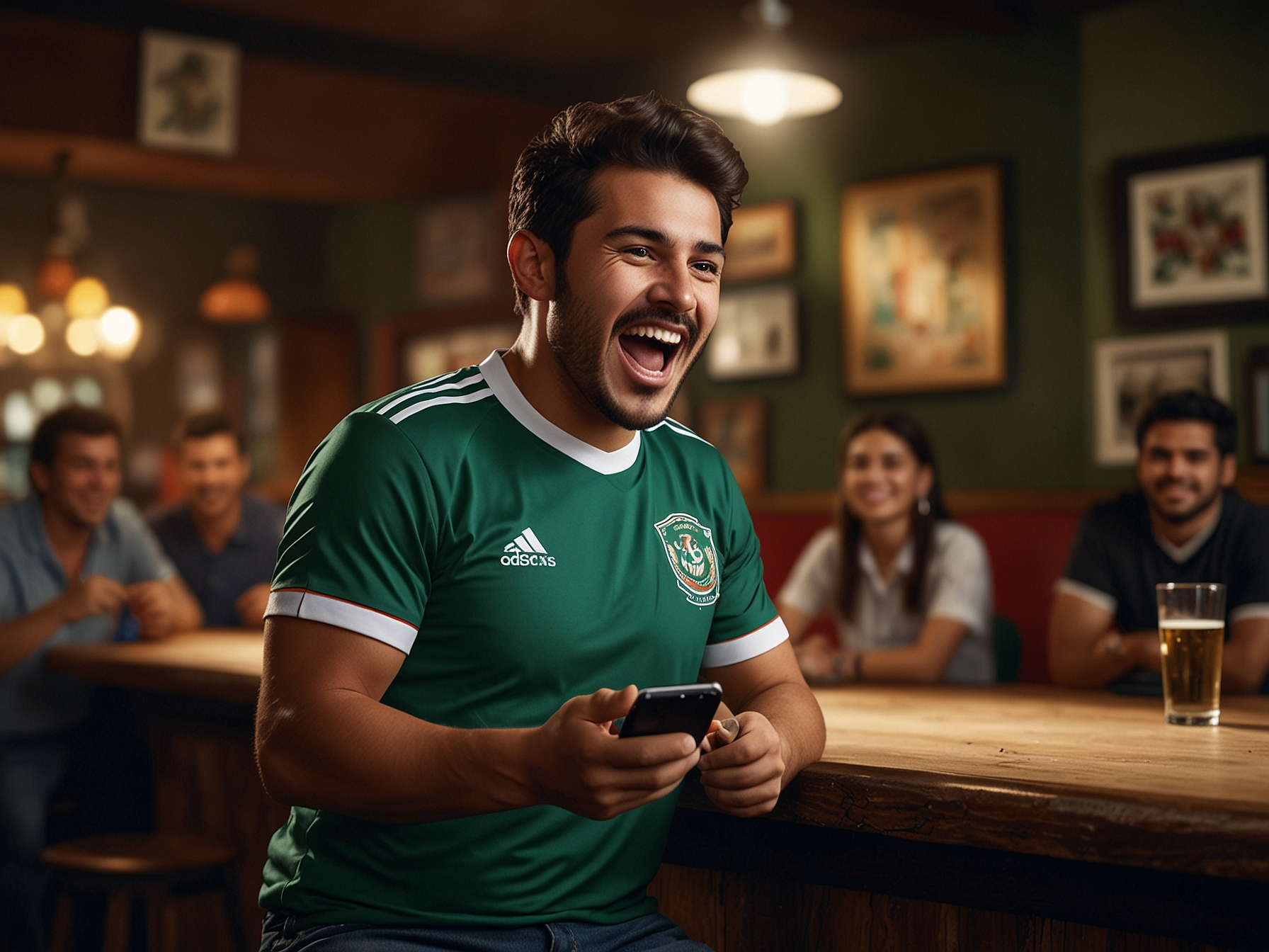Jugadores celebrando en Winpot